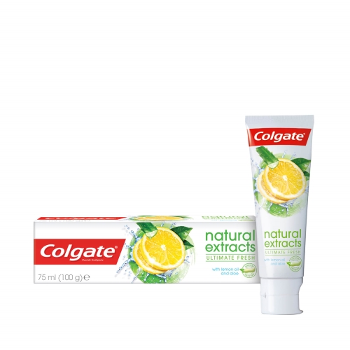 Colgate Natural Extracts Limon Yağı Maksimum Ferahlık Diş Macunu 75 Ml