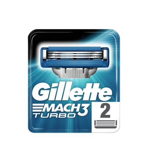 Gillette Mach3 Turbo Yedek Tıraş Bıçağı 2'li