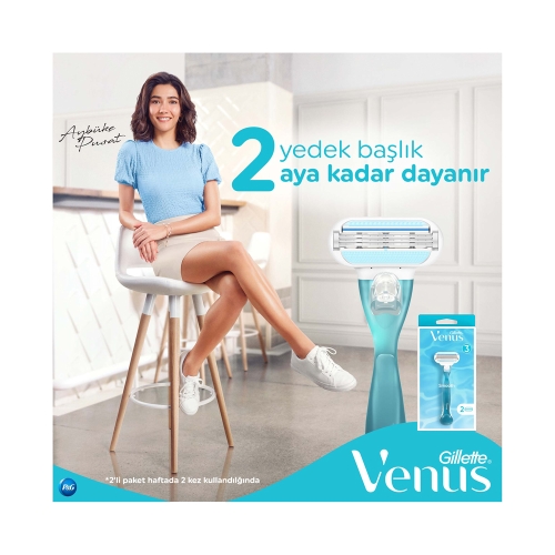 Gillette Venus Smooth Kadın Tıraş Makinesi Yedekli
