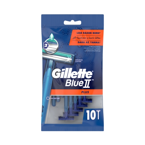 Gillette Blue2 Plus Kullan At Tıraş Bıçağı 10'lu Poşet