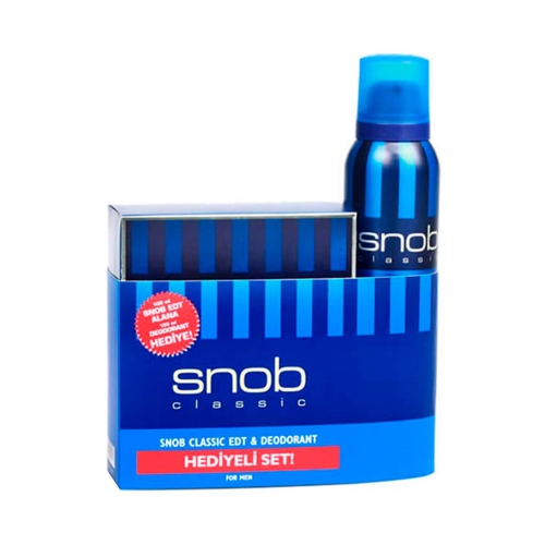 Snob Classic Edt 100 Ml+Deodorant Kofre