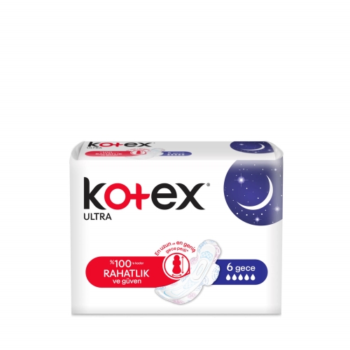 Kotex Ultra Kanatlı Gece 6'lı