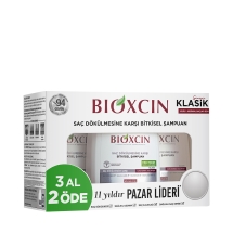 Bioxcin Genesis Kuru ve Normal Saçlar için Şampuan 3 x 300 Ml (3 Al 2 Öde)