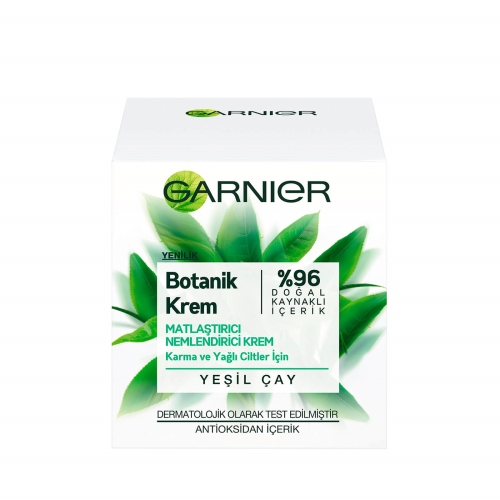 Garnier Matlaştırıcı Botanik Yeşil Çay Krem Karma ve Yağlı Cilt 50 Ml
