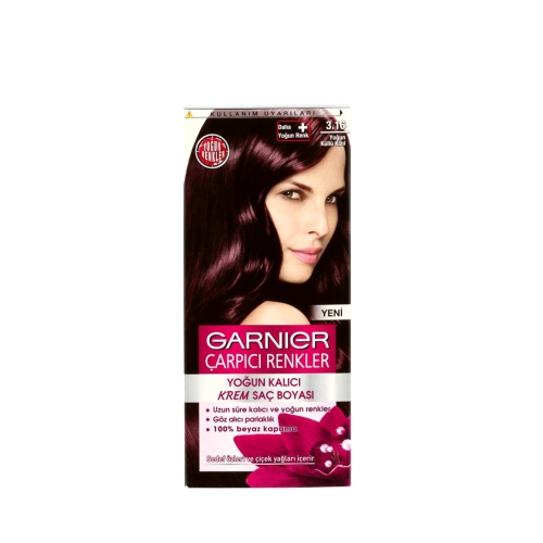 Garnier Çarpıcı Renkler Saç Boyası 3-0 Çarpıcı Koyu Kahve