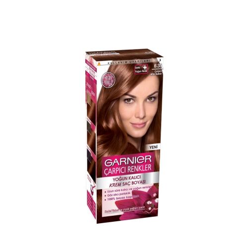 Garnier Çarpıcı Renkler Saç Boyası 6-35 Çarpıcı Altın Kahve
