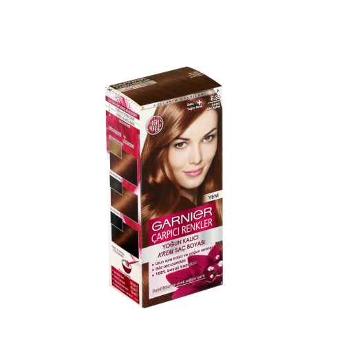 Garnier Çarpıcı Renkler Saç Boyası 6-35 Çarpıcı Altın Kahve
