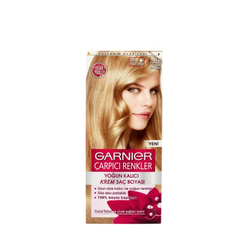 Garnier Çarpıcı Renkler Saç Boyası 8 Parlak Koyu Sarı