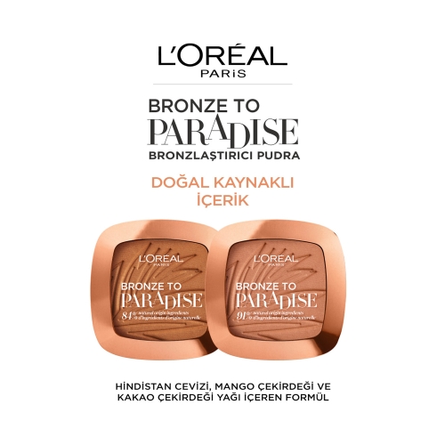 L'Oréal Paris Bronze to Paradise Mat Bronzlaştırıcı Pudra 03 Back to Bronze