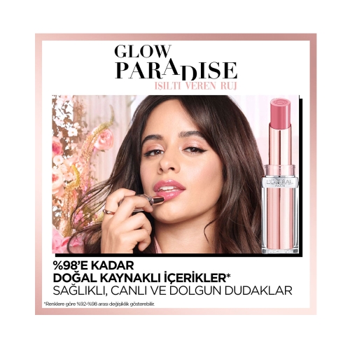 L'Oréal Paris Glow Paradise Balm-in-Lipstick - Işıltı Veren Ruj 642 Beige Eden