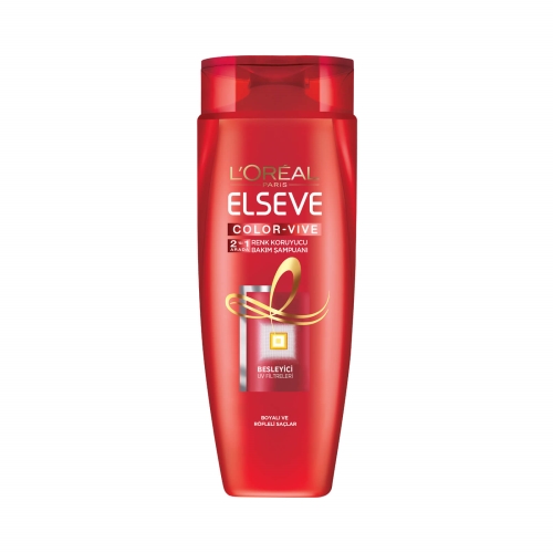 L'Oréal Paris Elseve Şampuan 360 Ml 2'si 1 Color Vive Boyalı
