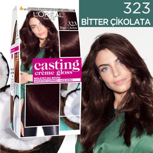 L'Oréal Paris Casting Crème Gloss Saç Boyası 323 Bitter Çikolata