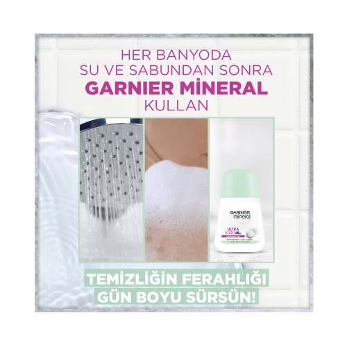 Garnier Mineral Rollon Ultra Kuru 50 Ml