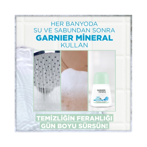 Garnier Mineral Rollon Saf&Temiz 50 Ml