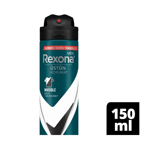 Rexona Deodorant Invisible Black White Men 150 Ml