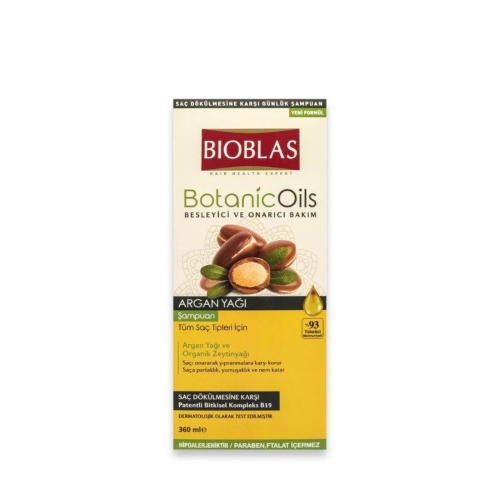 Bioblas Botanic Oils Şampuan Argan Yağlı 360 Ml