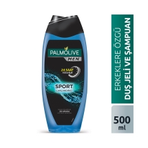 Palmolive Men Sport 3'ü 1 Arada Yüz,Vücut ve Saç için Duş Jeli ve Şampuan 500 Ml
