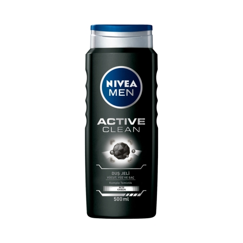Nivea Duş Şampuanı Active Clean For Men 500 Ml