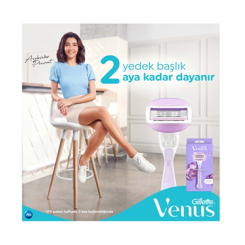 Gillette Venus Breeze Kadın Tıraş Makinesi Yedekli
