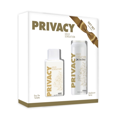 Privacy Gold Sensation Edt Women+Deodorant Kofre
