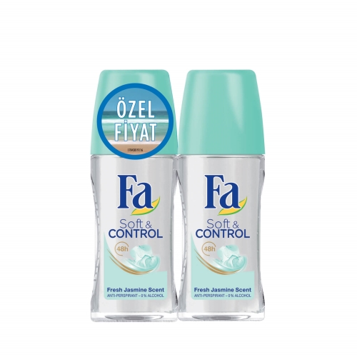 Fa Deodorant Roll-On 2'li Soft&Control