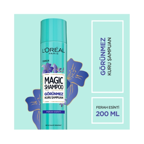 L'Oréal Paris Magic Shampoo Görünmez Kuru Şampuan 200ml -Ferah Esinti