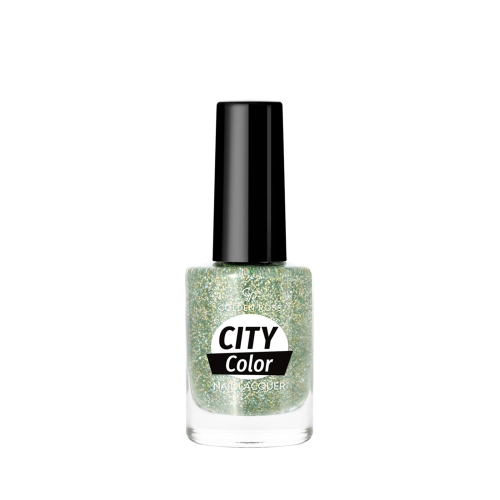 Golden Rose City Color Nail Lacquer Glitter 104
