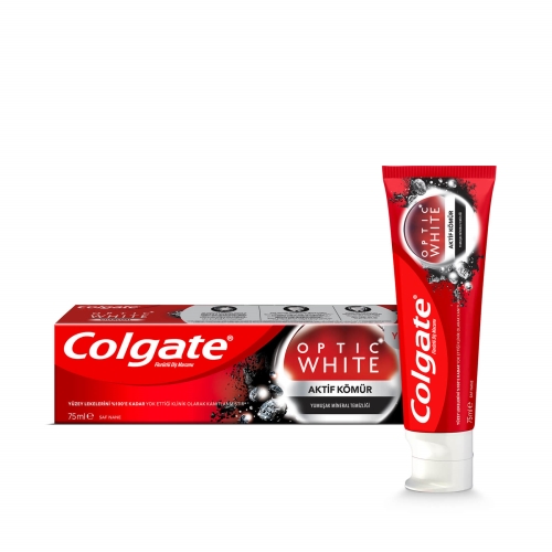 Colgate Optic White Aktif Kömür Beyazlatıcı Diş Macunu 75 Ml