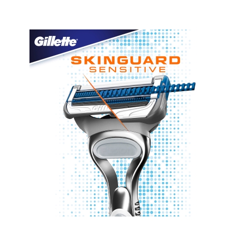 Gillette Skinguard Sensitive Tıraş Makinesi + 2'li Tıraş Bıçağı