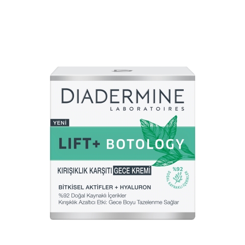 Diadermine Lift + Botology Kırışıklık Karşıtı Gece Kremi 50 Ml