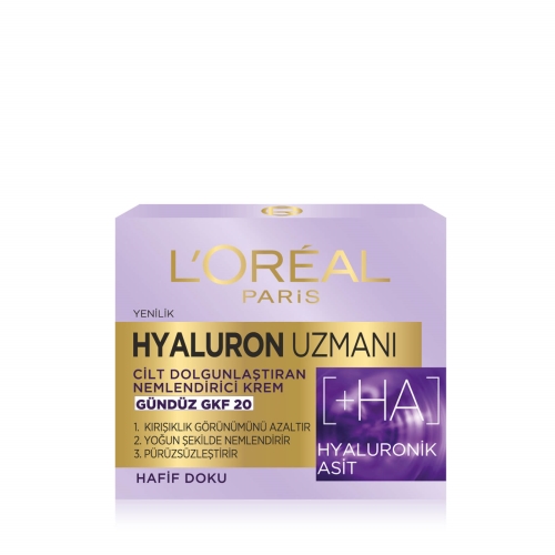 L'Oréal Paris Hyaluron Uzmanı Nemlendirici Gündüz Kremi 50 Ml