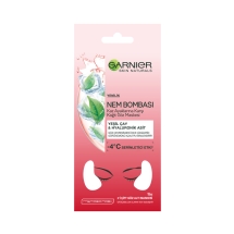 Garnier Nem Bombası Kaz Ayaklarına Karşı Kağıt Göz Maskesi Yeşil Çay  & Hyaluronil Asit 1 Adet