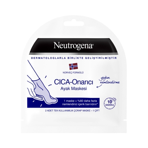 Neutrogena CICA Onarıcı Ayak Maskesi 2 Adet Tek Kullanımlık - 1 Çift