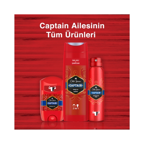 Old Spice Captain Şampuan + Duş Jeli 400 Ml