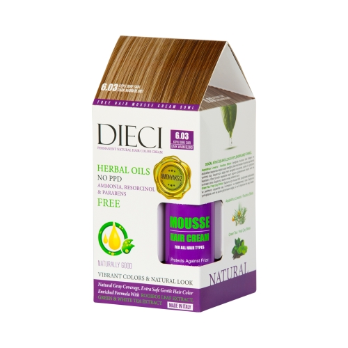 Dieci Herbal Oil  Amonyaksız Kit Boya 6.03 Koyu Dore Sarı