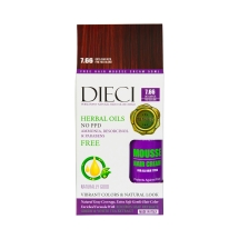 Dieci Herbal Oil Amonyaksız Kit Boya 7.66 Orta Sarı Yoğun Kızıl