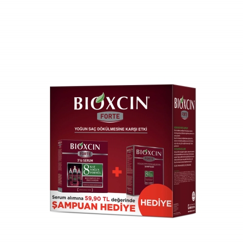 Bioxcin Forte Serum 3x30 Mm + Forte Şampuan Hediye