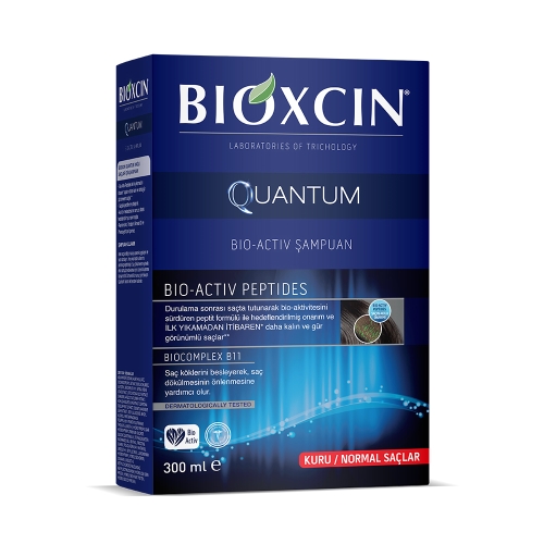 Bioxcin Quantum Kuru ve Normal Saçlar için Şampuan 300 Ml
