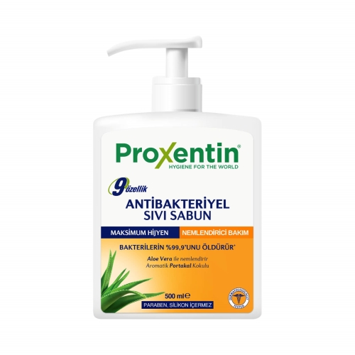 Proxentin Antibakteriyel Sıvı Sabun Nemlendirici Bakım Aloe Vera 500 Ml