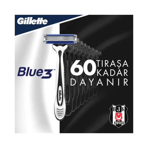 Gillette Blue3 6'lı Beşiktaş Taraftar Özel Seri