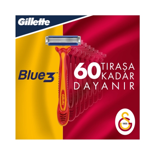 Gillette Blue3 6'lı Galatasaray Taraftar Özel Seri