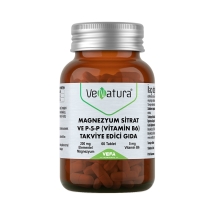 Venatura Magnezyum Ve Sitrat P-5-P (Vitamin B6) Takviye Edici Gıda 60 Tablet