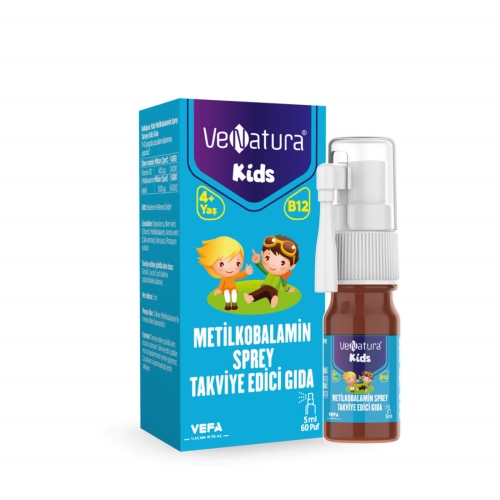 Venatura Kids B12 Metilkobalamin Sprey Takviye Edici Gıda 5 Ml