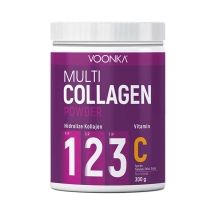 Voonka Multi Collagen Powder Vitamin C İçeren Takviye Edici Gıda 300 Gr.