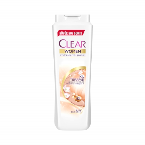 Clear Şampuan 600 Ml Kadın Kil Terapisi