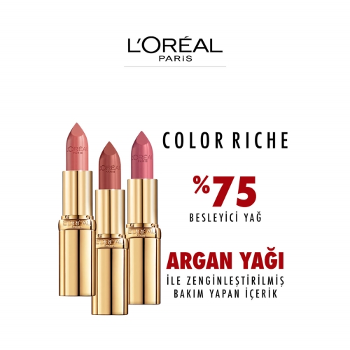 L'Oréal Paris Color Riche Satin Lipstick 163 Orange Magique