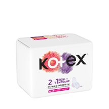 Kotex 2'in 1 Regl+Mesane Ultra Uzun 12 Adet