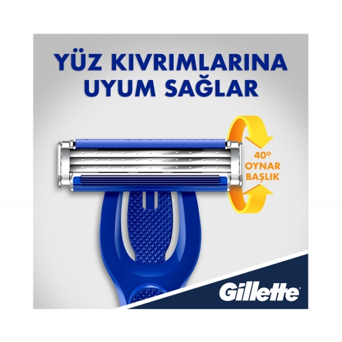 Gillette Mach3 Hybrid Tıraş Makinesi+Yedek Bıçak 8'li