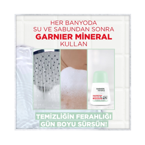 Garnier Mineral Magnezyum Ultra Kuru Roll On 50 Ml