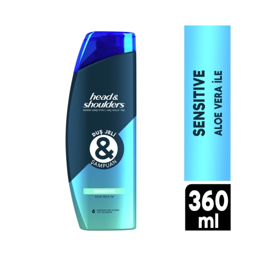 Head&Shoulders Duş Jeli ve Şampuan Sensitive 360 Ml